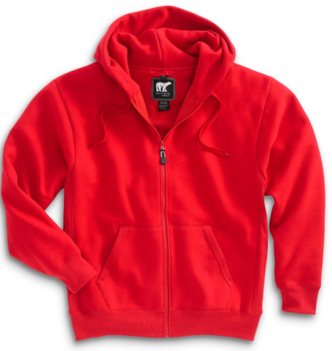 White Bear Heavyweight Full Zip Hoody image thumbnail