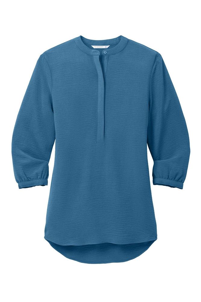 Port Authority Ladies 3/4-Sleeve Textured Crepe Tunic LW713 primary image