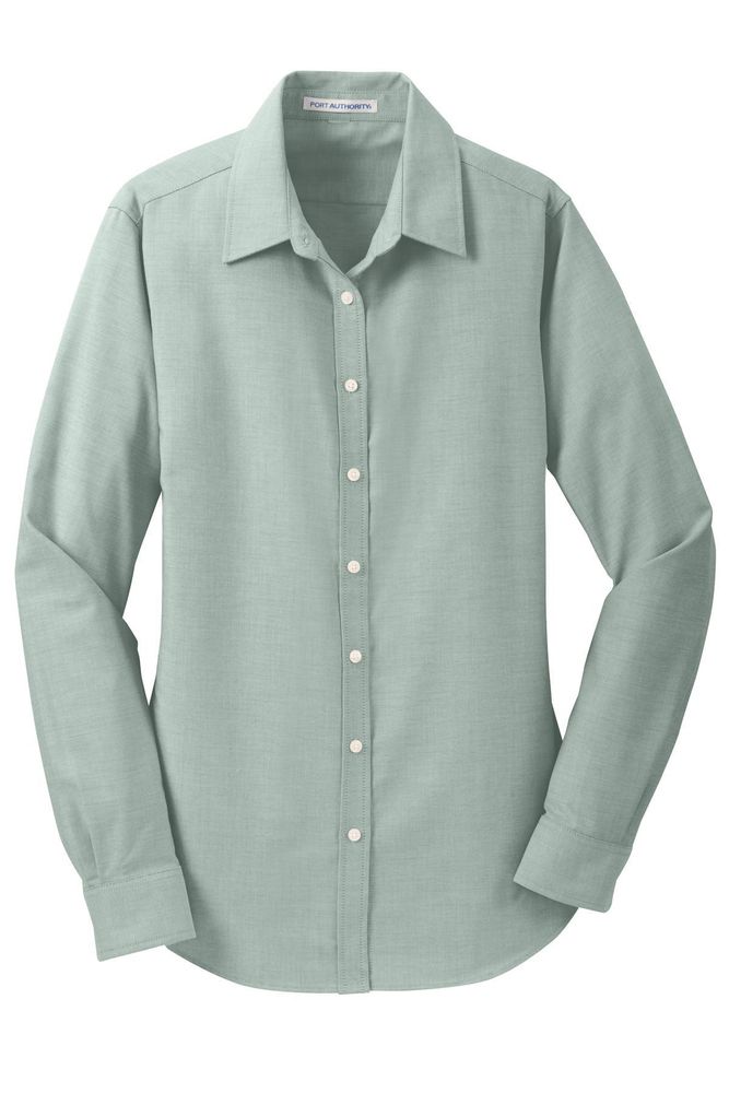 Port Authority Ladies SuperPro Oxford Shirt. L658 primary image