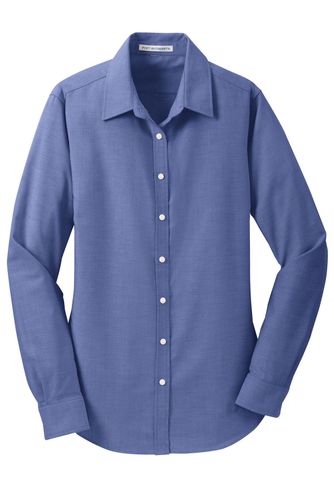 Port Authority Ladies SuperPro Oxford Shirt. L658 image thumbnail