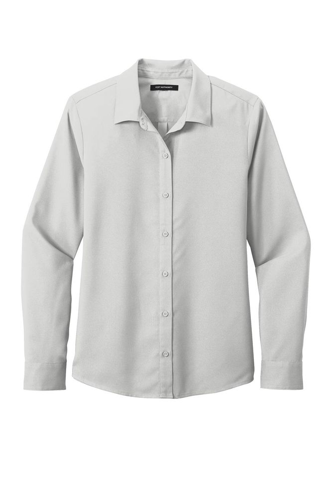 Port Authority Ladies Long Sleeve Performance Staff Shirt LW401 primary image