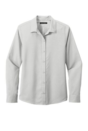 Port Authority Ladies Long Sleeve Performance Staff Shirt LW401 image thumbnail
