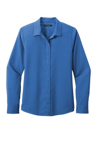 Port Authority Ladies Long Sleeve Performance Staff Shirt LW401 image thumbnail