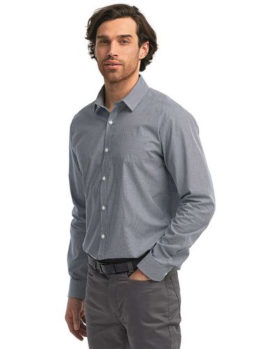 Microcheck Gingham Long-Sleeve Cotton Shirt - RP220 image thumbnail