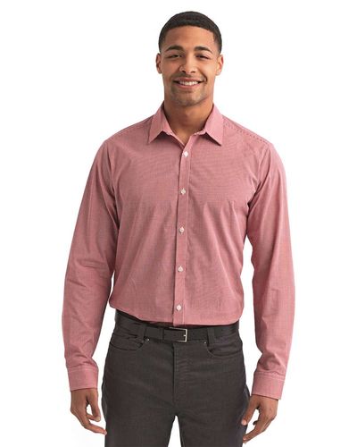 Microcheck Gingham Long-Sleeve Cotton Shirt - RP220 image thumbnail