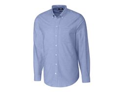 Image of Cutter & Buck Stretch Oxford Mens Long Sleeve Dress Shirt