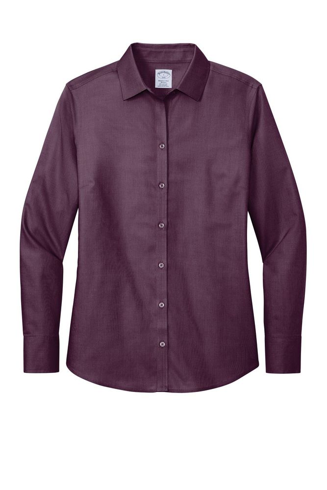 Brooks Brothers Women's Wrinkle-Free Stretch Nailhead Shirt BB18003 primary image