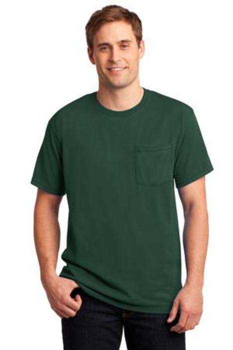 JERZEES® -  Dri-Power® Active 50/50 Cotton/Poly Pocket T-Shirt  primary image