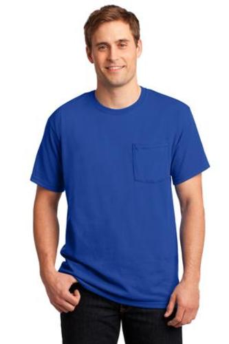 JERZEES® -  Dri-Power® Active 50/50 Cotton/Poly Pocket T-Shirt  image thumbnail