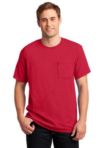 JERZEES® -  Dri-Power® Active 50/50 Cotton/Poly Pocket T-Shirt  image thumbnail