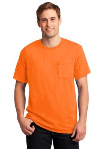 JERZEES® -  Dri-Power® Active 50/50 Cotton/Poly Pocket T-Shirt  image thumbnail