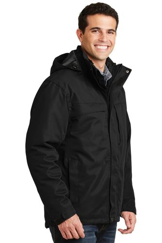 Port Authority Herringbone 3-in-1 Parka. J302 image thumbnail