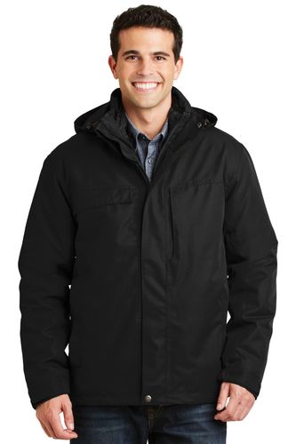 Port Authority Herringbone 3-in-1 Parka. J302 image thumbnail