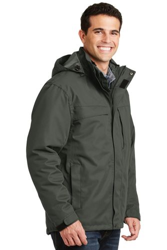 Port Authority Herringbone 3-in-1 Parka. J302 image thumbnail