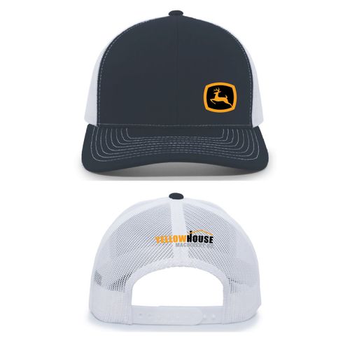 Pacific Headwear Contrast Stitch Trucker Snapback - LEFT PANEL + BACK image thumbnail