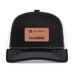 Image of Pacific Headwear Contrast Stitch Trucker Snapback (Rec Leather Patch | Back)
