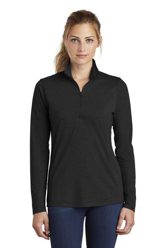 Women's Tri-Blend Wicking 1/4-Zip Pullover image thumbnail