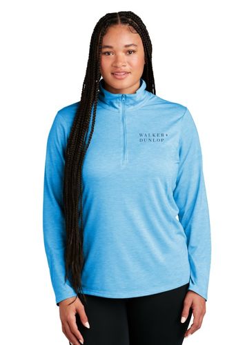 Women's Tri-Blend Wicking 1/4-Zip Pullover image thumbnail