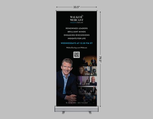 Walker Webcast Retractable Banner image thumbnail