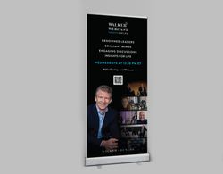 Image of Walker Webcast Retractable Banner