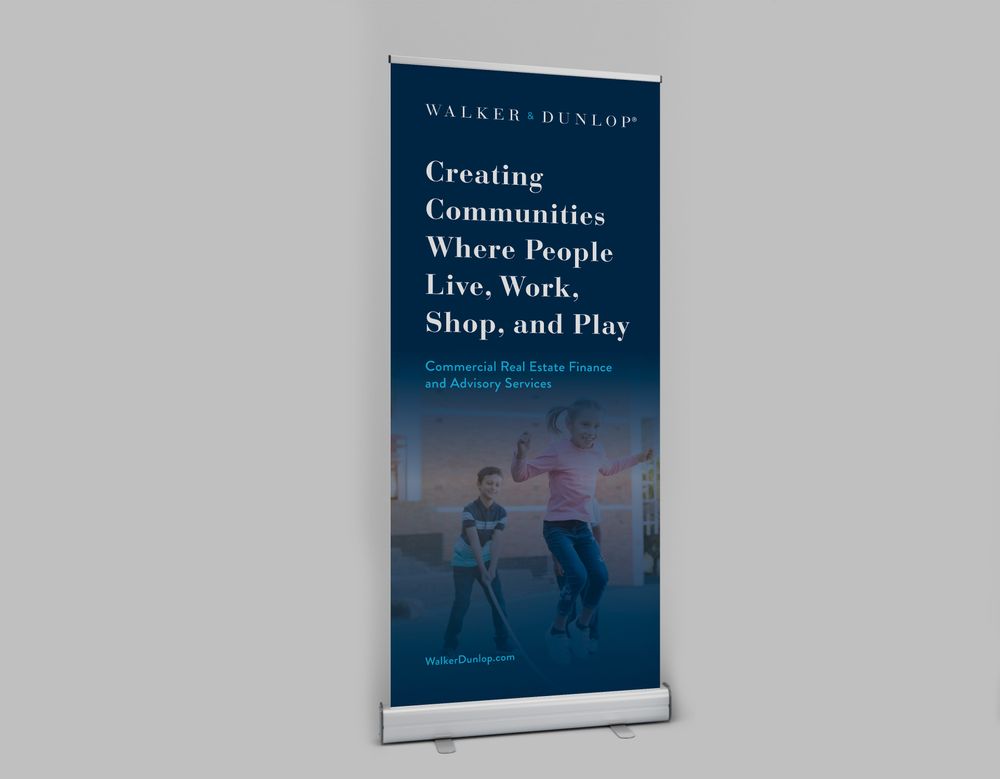 W&D Affordable Housing Retractable Banner  primary image