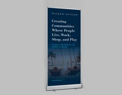 Image of W&D Hospitality Retractable Banner  