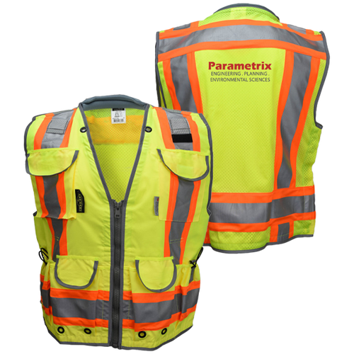 Radians Class 2 Heavy Woven Two Tone Engineer Vest image thumbnail