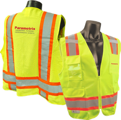 Image of Radians Two Tone Surveyor Type R Class 2 Solid/Mesh Safety Vest