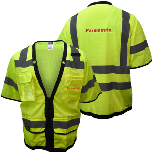 Radians Type R Class 3 Heavy Duty Surveyor Safety Vest with Zipper image thumbnail