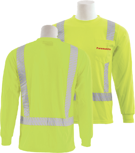 Class 2 Long Sleeve T-Shirt with Segmented Reflective Tape image thumbnail