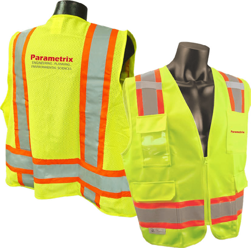 Radians Two Tone Surveyor Type R Class 2 Solid/Mesh Safety Vest image thumbnail