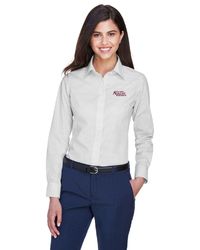 Image of Devon & Jones Ladies' Crown Collection Gingham Check