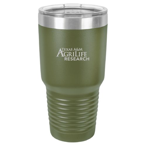 30 oz. Vacuum Insulated Ringneck Tumbler with Clear Lid image thumbnail