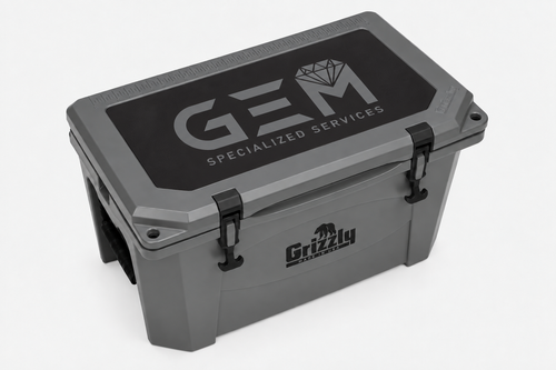 Grizzly 45 Cooler with Custom Lid Mat (4400740) image thumbnail