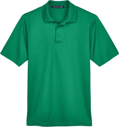 Devon & Jones CrownLux Performance® Men's Plaited Polo image thumbnail