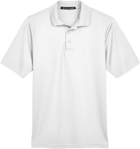 Devon & Jones CrownLux Performance® Men's Plaited Polo image thumbnail