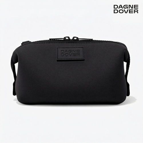 Dagne Dover small hunter neoprene toiletry bag – black image thumbnail
