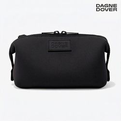 Image of Dagne Dover small hunter neoprene toiletry bag – black