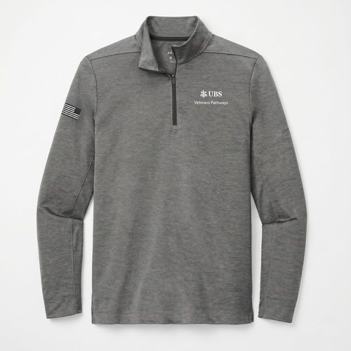 Nike dry 1/2-zip cover-up (veterans logo) image thumbnail