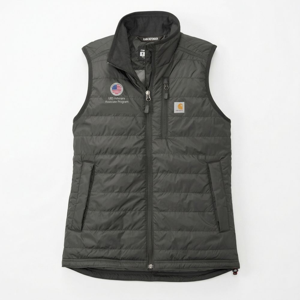 Carhartt gilliam vest - women's shadow gray (veterans logo) primary image