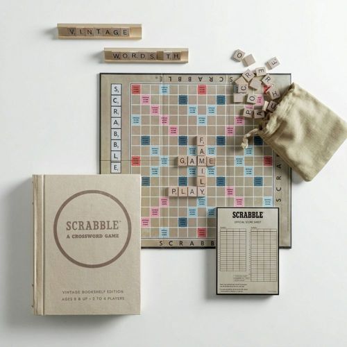 Scrabble vintage bookshelf edition image thumbnail