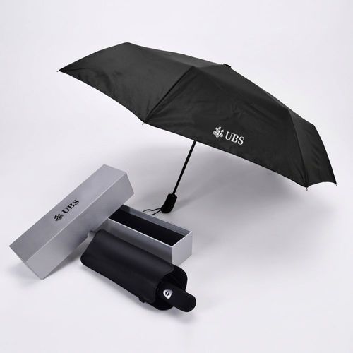 Luxe umbrella - black image thumbnail