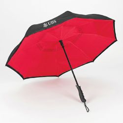 Image of Reversible umbrella - black/red