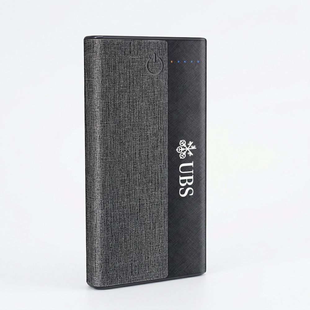 Linen cloth wireless charging powerbank primary image