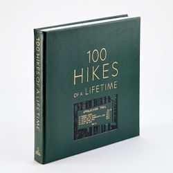 Image of Leather book - 100 Hikes of a Lifetime