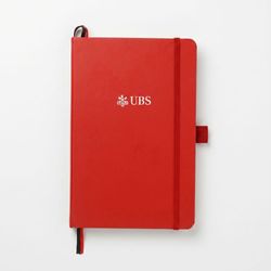 Image of Recycled bound journal - red