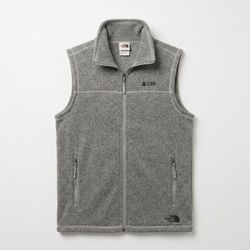 Image of The North Face sweater fleece vest - men's gray