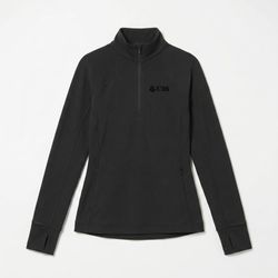 Image of Lululemon rulu run half-zip - women's black