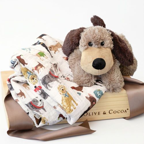 Olive & Cocoa cuddle dog & swaddle image thumbnail