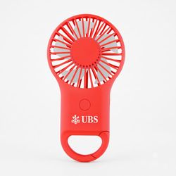 Image of Handheld fan with carabiner